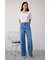 AZUL DENIM フリンジワイド