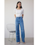 AZUL DENIM フリンジワイド