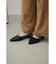 バックオープンローヒールパンプス