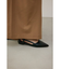 バックオープンローヒールパンプス