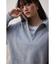 ラメ裏毛ジップアップトップス
