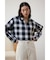 オンブレチェックチュニック