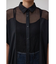 メッシュロングシャツブルゾン