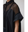 メッシュロングシャツブルゾン
