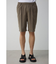 接触冷感フェイクスウェードショートパンツ