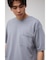 ステッチデザインポケットTシャツ