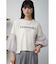 ボリュームスリーブドッキングTシャツ