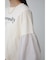 ボリュームスリーブドッキングTシャツ