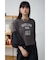 ボリュームスリーブドッキングTシャツ