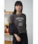 ボリュームスリーブドッキングTシャツ