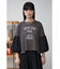 ボリュームスリーブドッキングTシャツ