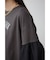 ボリュームスリーブドッキングTシャツ