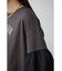 ボリュームスリーブドッキングTシャツ