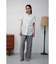 ラッフルスリーブスキッパーブラウス