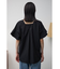 ラッフルスリーブスキッパーブラウス