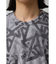 総柄パイルビッグTシャツ