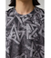 総柄パイルビッグTシャツ