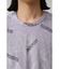 総柄パイルビッグTシャツ