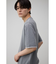 ブランケットステッチ半袖ニット