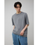ブランケットステッチ半袖ニット