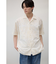レース刺繍開襟シャツ