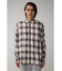 オンブレーチェックシャツ