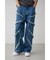 AZUL DENIMフリンジワイド