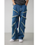 AZUL DENIMフリンジワイド