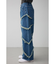 AZUL DENIMフリンジワイド