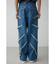 AZUL DENIMフリンジワイド