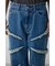 AZUL DENIMフリンジワイド
