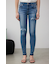 AZUL DENIM リペアスキニーデニム