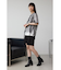 チュールレイヤードドロストトップス