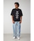 ロゴグラフィック5分袖Ｔシャツ