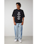 ロゴグラフィック5分袖Ｔシャツ