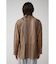 メッシュ開襟長袖シャツ