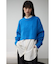 ショートケーブルニットトップス