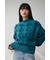 フリンジジャガードニット