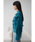 フリンジジャガードニット