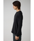 起毛スラブ長袖トップス