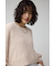 ブークレクロップドニット