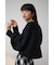 ブークレクロップドニット