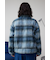 シャギーチェックライダースジャケット