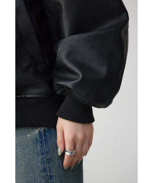 AZULBYMOUSSYリバーシブルフェイクレザーブルゾン Amazon | [AZUL by moussy] [アズールバイマウジー