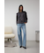 【堀田茜さん着用アイテム】AZUL DENIM ハイウエストワイドデニム