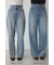 【堀田茜さん着用アイテム】AZUL DENIM ハイウエストワイドデニム