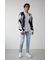 総柄スリムフィットカーディガン