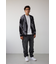 総柄スリムフィットカーディガン