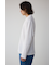 ワッフルフェイクレイヤード長袖トップス