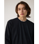 ワッフルフェイクレイヤード長袖トップス